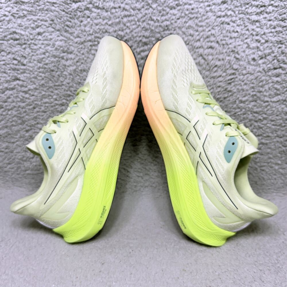 Asics GT-2000 12 Womens Size 10 Running Shoes Glow Yellow Green Aquamarine Mesh - Picture 6 of 9